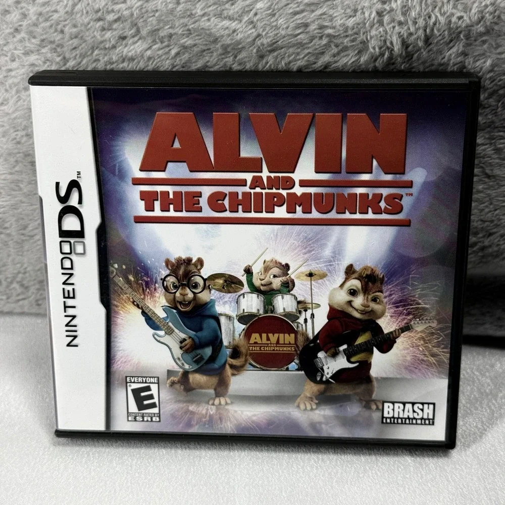 Nintendo Alvin and the Chipmunks Video Game Black DS CIB 2007
